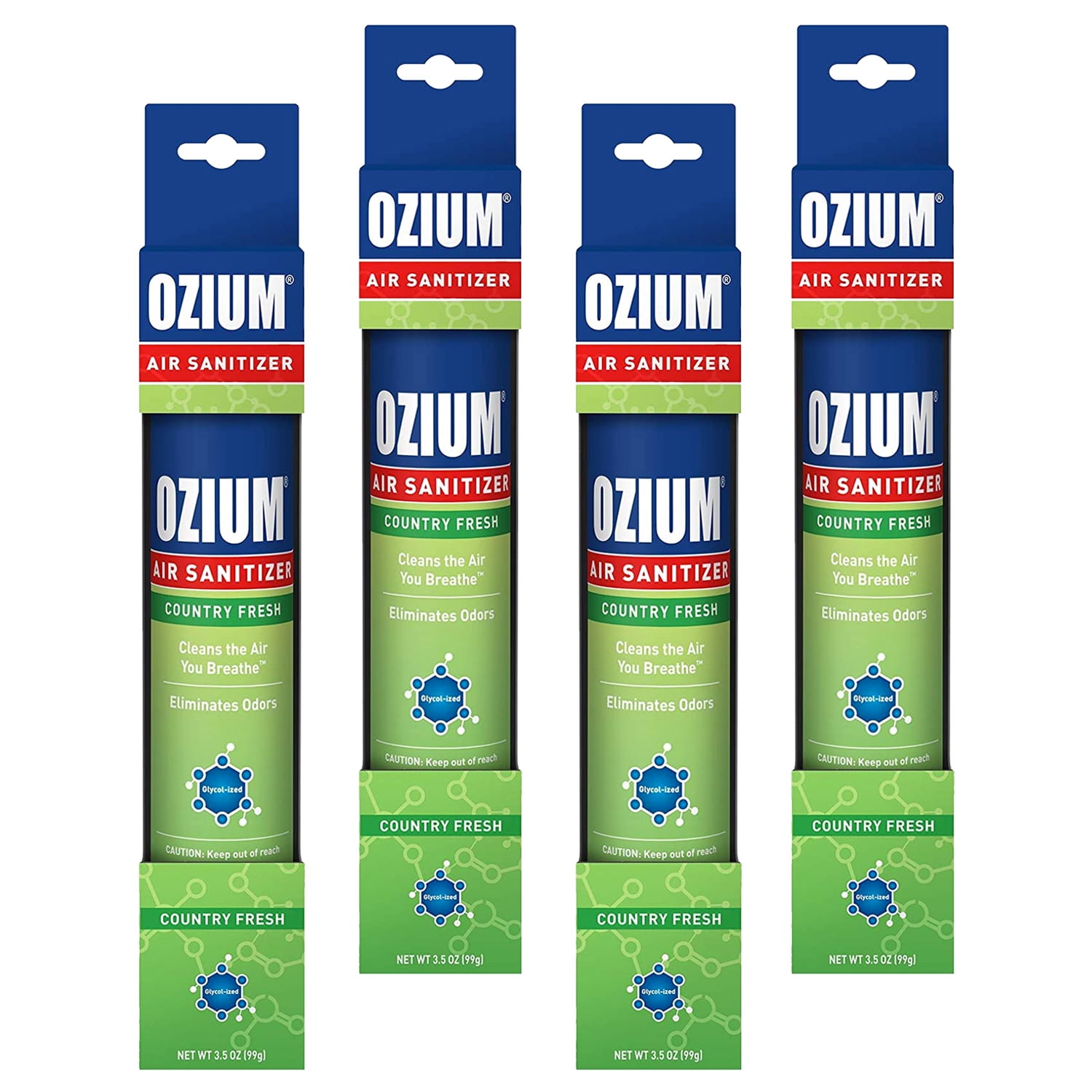 Ozium Air Sanitizer 3.5 oz. Ozium Spray, Country Fresh (4PACK