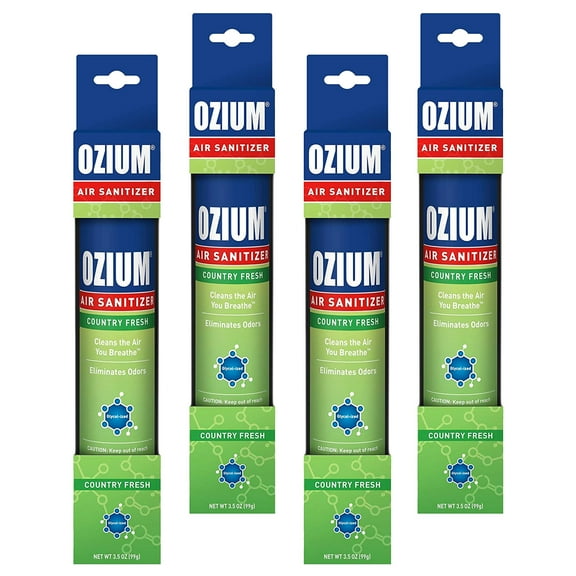 Ozium Air Sanitizer 3.5 oz. Ozium Spray, Country Fresh (4-PACK)