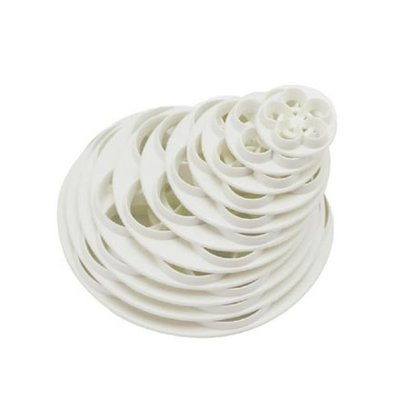 

Set of 11 Cake Fondant Molds DIY Cake Cut Flower Mold One-piece Cake Printing