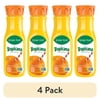 (4 pack) Tropicana Pure Premium 100% Orange Juice, Some Pulp, 12 Fl Oz Bottle