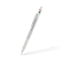 Pacific Arc - Chromograph Metal Mechanical Pencil .9 mm Silver Barrel Mechanical Pencil with Built In Adjustable Pencil Grade, Lead Pencil Holder for Drafting, Sketching, and Drawing