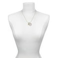 thumbnail image 4 of Delight Jewelry Gold-tone Crystal Initial - H - Class of 2025 Year to Remember Locket Charm Necklace, 19+2" Extender, 4 of 5