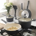 thumbnail image 6 of Oster Rooney 5 Quart Ceramic Nonstick Cast Aluminum Dutch Oven with Lid in Grey, 6 of 6