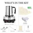 thumbnail image 2 of Kit para hacer velas SAEUYVB con fundidor de cera, cera de soja de 900 ml, 2 of 7