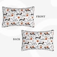 thumbnail image 2 of Susaid Halloween Dachshund Print Pillowcases Multiple Size, Pillow Cover Super Soft Envelope Closure Standard Pillow Case-20"x30", 2 of 6