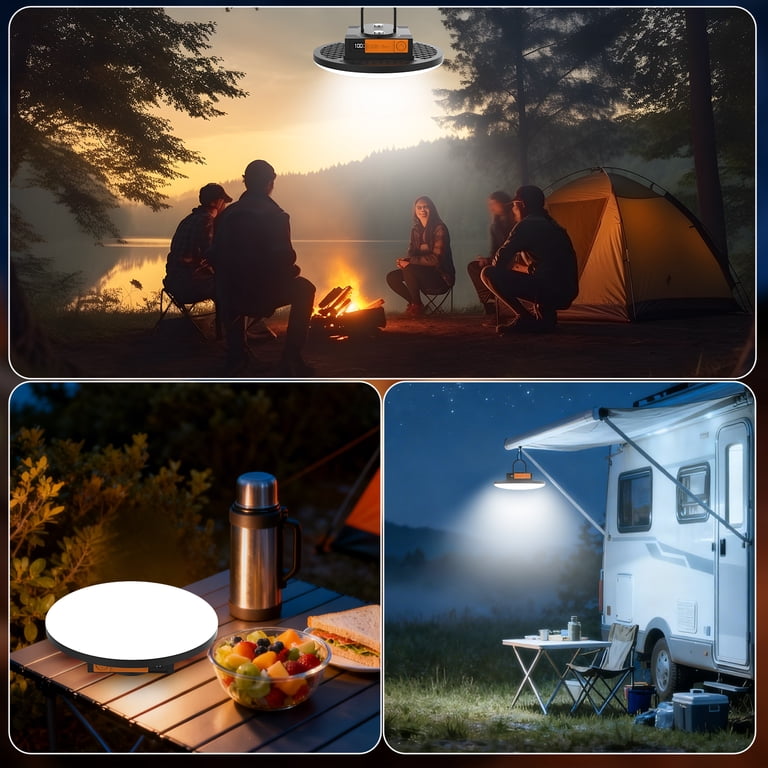 COSJM 6000LM LED Camping Light, Rechargeable Power Bank photo 7