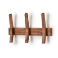 thumbnail image 2 of DRAKESTONE Mid-Century Coat Rack w/ 3 Wooden Hooks - Walnut, 2 of 4