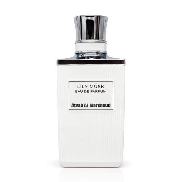 Perfume Atyab Almarshoud con aroma a lirio y almizcle para mujer
