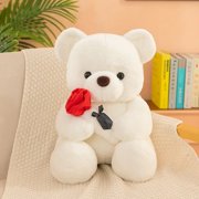 Bamboohart Valentine‘s Day roses teddy bear animal plush toys for girls teddy bear dolls