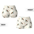 thumbnail image 3 of Sigee Sea Turtle Print Women's High Waist Workout Shorts - Squat Proof, Tummy Control, Yoga and Gym Activewear-Medium, 3 of 9