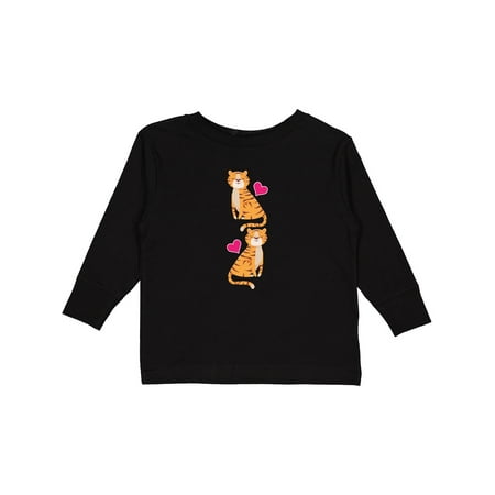 

Inktastic Tiger Jungle Animal Gift Toddler Toddler Girl Long Sleeve T-Shirt