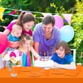 thumbnail image 4 of 193 Pieces Orange Dinnerware Set Solid Tableware Set Including Disposable Paper Plates, Cups, Napkins, Cutlery, Table Cover for Party Supplies, 4 of 5