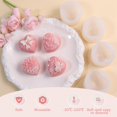 thumbnail image 3 of DanLingJewelry 4 Styles 3D Heart Cake Silicone Molds Valentine Rose Heart Resin Casting Molds Mini Heart Silicone Molds for DIY Soap Candle Resin Craft Making, 3 of 7
