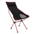 thumbnail image 3 of Chaise Lune d'Extérieur Chaise Pliante Portable Chaise en Alliage d'Aluminium Chaise de Pêche Camping Auto-Équilibrée Fauteuil Inclinable de Tournée Chaise de Plage Décontractée, 3 of 4