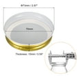 thumbnail image 2 of Uxcell Mason Jar Lids, Tinplate Canning Lids Wide Mouth Leak Proof Fits Storage Jars,, Gold 70 mm, 2 of 6