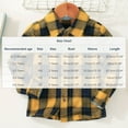 thumbnail image 3 of Boys Flannel Shirts Kids Long Sleeve Casual Plaid Shirt Cotton Checked Button Down Tops Yellow 1-2 Years, 3 of 7