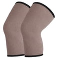 thumbnail image 1 of 1 Paire de Genouillères Chaudes pour Extérieur, Protection Thermique pour Genou d'Hiver, 1 of 8