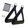 thumbnail image 3 of 2 piezas de agarres para ejercicios, accesorios de gimnasio resistentes, agarres de banda de resistencia para de poleas, equipo de gimnasio Verde, 3 of 8