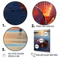 thumbnail image 3 of Designart "Sunset Shell Elegance III" Seashell Floater Framed Canvas Prints, 3 of 5