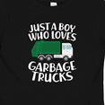 thumbnail image 4 of Inktastic Just a Boy Who Loves Garbage Trucks Boys Baby T-Shirt, 4 of 5