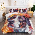 thumbnail image 5 of 3 Pieces Duvet Cover Set Cirnecodell Dog 3D Print Bedding 1 Duvet Cover 2 Pillowcases Natural Animals Comforter Sets Soft Breathable for Boys Girls Children 9Sca7S, 5 of 5