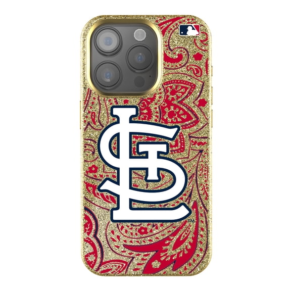 Keyscaper St. Louis Cardinals Paisley Bling iPhone Case