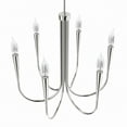 thumbnail image 4 of Modway Penrose 6-Light Chandelier in Polished Nickel, 4 of 7