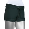 thumbnail image 1 of Kavio Ladies Raw Edge Short Junior Style JFP0321 - Indigo - Medium, 1 of 1