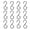 Black, variant on Pebbuoy 12 Pcs Bathroom Hooks Lock Clip Windproof Anti-slip Hanging Safety Buckle Heavy Duty S Hooks Hanging Plants Closet Hooks Clothes Kitchen Utensil Pots Pans Bags Storage Holders