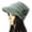 Gray, variant on Anself Winter Women Cable Knitted Visor Hat with Flower Accent Thick Soft Warm Beanie Hats Wool Cap,light Grey