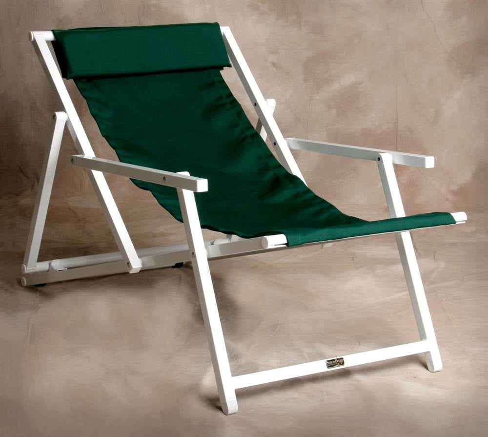 Multi-Position Savannah Sling Chair w Arms in Forest Green - Walmart.com