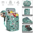 thumbnail image 5 of Travel Cooler Bag - Australian Shepherd Floral Camping Beer Cooler Backpack with Bottle Opener- Waterproof Insulated Picnic Backpacks - Cooler Bag for Beach, 5 of 6