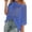A-Blue6, variant on Womens Tops Summer Scoop Neck Short Sleeve Sweater Casual Crochet Hollow Out Knit Tops Pullover Beach Cover Up Shirtse