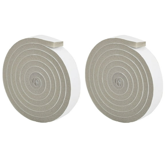 2 Rolls Air Conditioner Foams Insulating Strips High Resilience Window Strips Weather Seal Tapes