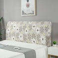 thumbnail image 6 of Pre-Owned DEKAXID Washable Bed Headboard Dustproof Protector Covers Modern Style Geometric Bed Headboard Cover Elastic Spandex Bed Head Cover, 6 of 7