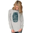 thumbnail image 5 of Together Like Moonshine and Mason Jar Women's Long Sleeve T Shirt Brisco Brands M, 5 of 6