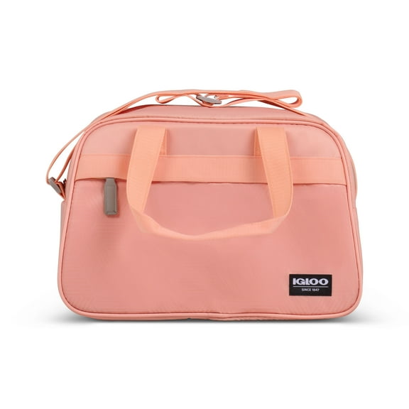 Igloo 15 Can Capacity Laguna for Her Soft Sided Cooler Satchel, Apricot Pink