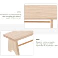thumbnail image 4 of 2Pcs Mini Maison Table Décor Mini Modèle de Meubles en Bois Simulation Modèle de Table de Thé, 4 of 9