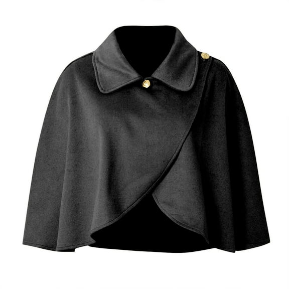 Women's Wool Blend Capelet Capes Hooded Warm Poncho In Winter plus Ski Jacket Coat Oversize Women Coats And Jackets plus Size Coat 4x Winter Coats for Women plus Size Thick Lined Coat Jackets for