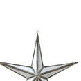 thumbnail image 2 of Northlight 11" Mirrored Five Point Star Christmas Ornament - Gray, 2 of 4