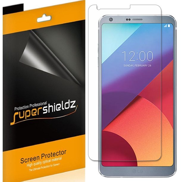 [6Pack] Supershieldz for LG G6 / G6 Duo Screen Protector, AntiBubble