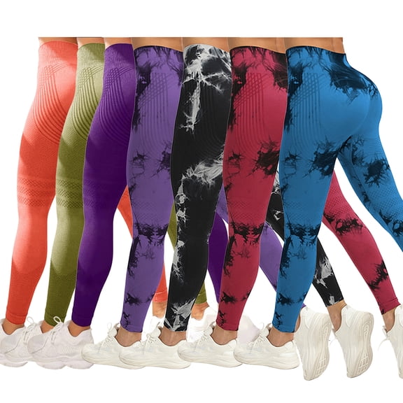 COMVALUE Leggings Womens Booty Butt Lifting Tummy Control Scrunch Butt Compression Leggings Resistance Band Legging (White, XXL)