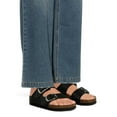 thumbnail image 2 of Time and Tru Women’s Footbed Slide Sandals, 2 of 7