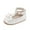 White, variant on Xfvqtps Baby Girls Walking Shoes Mary Jane Buckle Non Slip Comfortable Soft PU Infant Sandals Summer New Baby Everything Casual Breathable Cute Bow Baby Leather Shoes Toddler Shoes Black