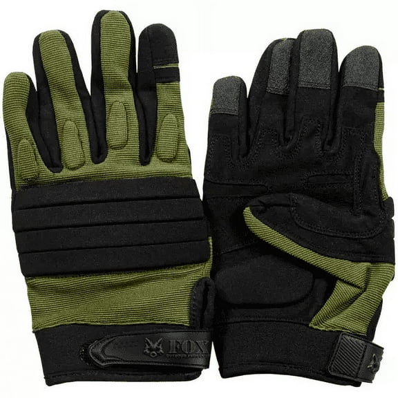 Flex-Knuckle Raid Gloves V2 - Olive Drab Large Olive Drab Large