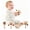 A, variant on Natural Wooden Baby Rattle Toy for Infants 0-1 Year, Educational Toys Hand Rattles for 0 3 6 9 12 Months Boys Girls, Easy Grip Infant Sensory Shaker Toy, Promote Motor Skills and Sensory Development
