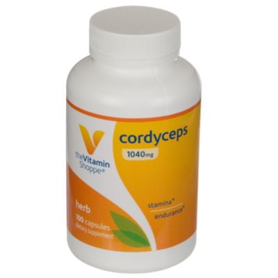 The Vitamin Shoppe Cordyceps is one of the most rare and treasured herbs in traditional Chinese medicine. It has been known to boost energy levels and increase endurance levels in athletes. Herbs have long been a principle form of treatment for a large portion of the worlds population, to help