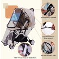 thumbnail image 5 of Funda universal para lluvia para cochecito, capota para lluvia para cochecito, ventana de acceso cómoda, buena circulación del aire, sin sustancias nocivas, 5 of 5