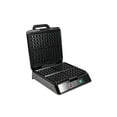 thumbnail image 5 of Family Breakfast Easy-to-clean Non-stick Pan,Heavy-duty 1300W Electric Belgian Waffle Maker,2-4 Square Stainless Steel Waffle Maker, Save Space Storage, 5 of 6