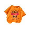 thumbnail image 3 of TAIAOJING Toddler Kid Girls Cute Graphic T-Shirts Round Neck Short Sleeve Tee Summer Casual T Shirt Cozy Baby Child Daliywear 5-6 Years, 3 of 5